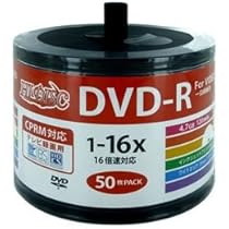 Amazon.co.jp: 磁気研究所 CPRM対応 録画用DVD-R 4.7GB 16倍速 ワイド